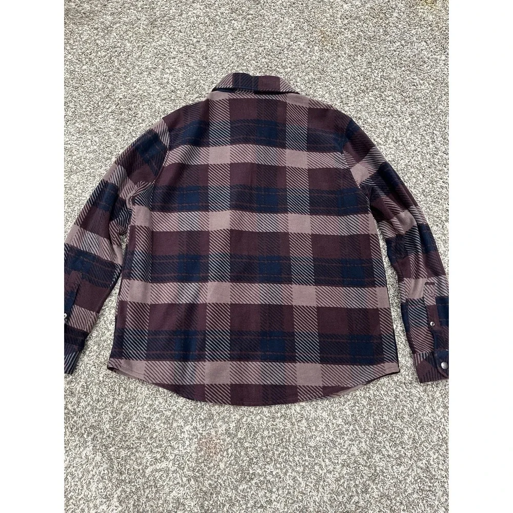 Men's True Religion‎ Fleece Shacket Flannel Sz XL (2047)